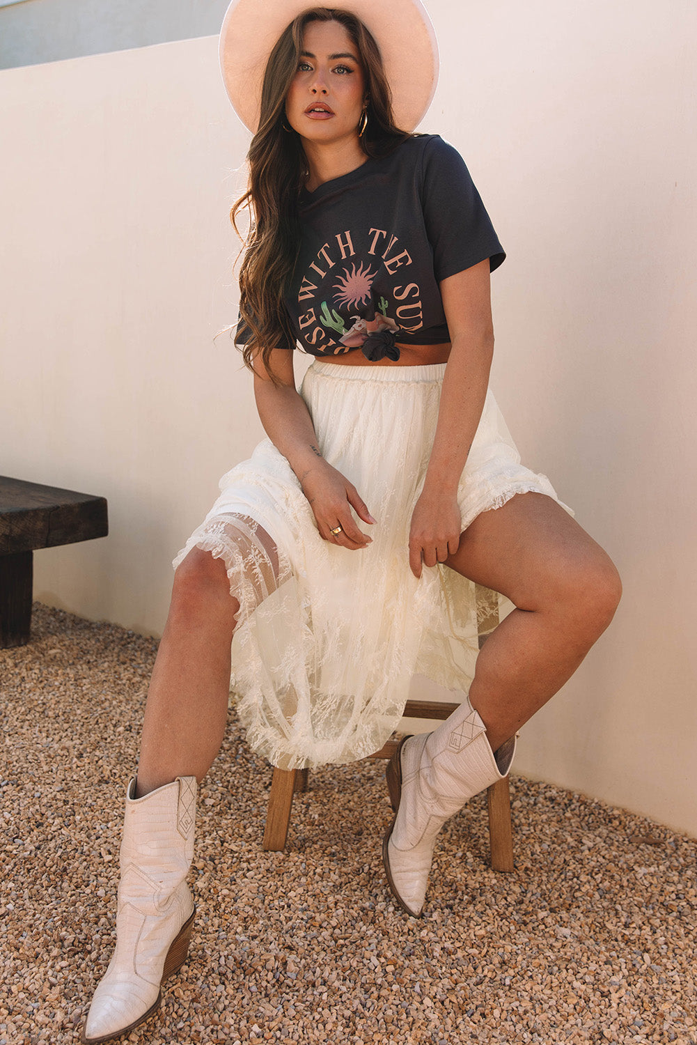 The Ghost Town Queen Skirt