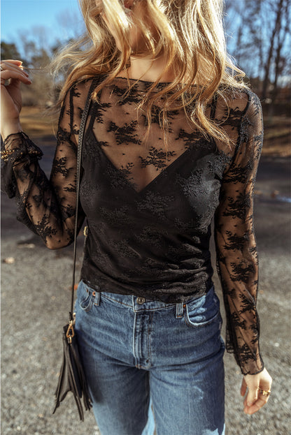 The Midnight Lace Blouse