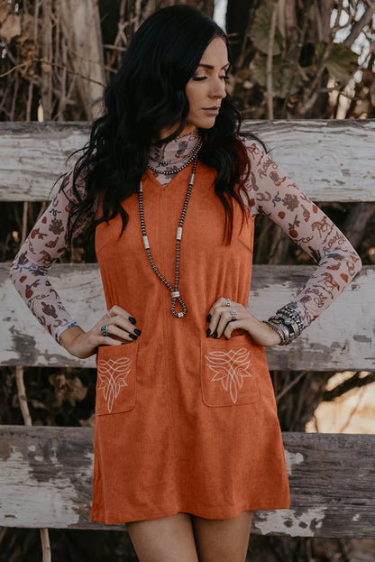 The Wildfire Corduroy Dress