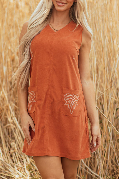 The Wildfire Corduroy Dress