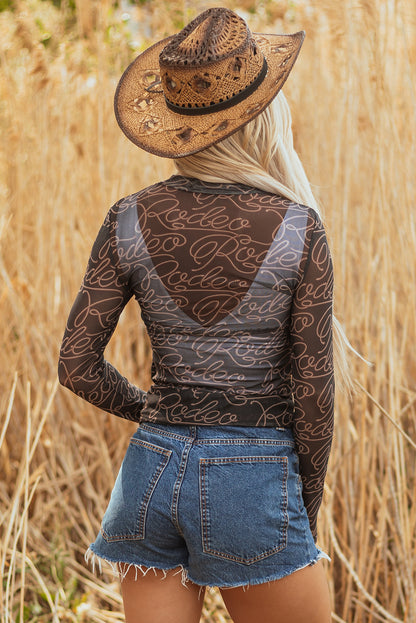 The Blackout Rodeo Top