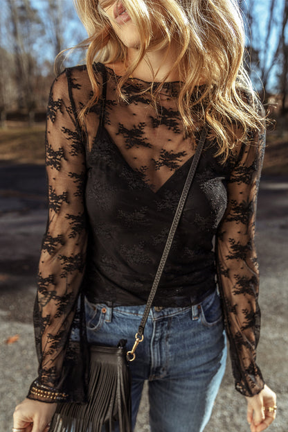 The Midnight Lace Blouse