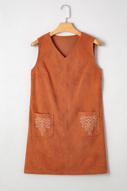 The Wildfire Corduroy Dress