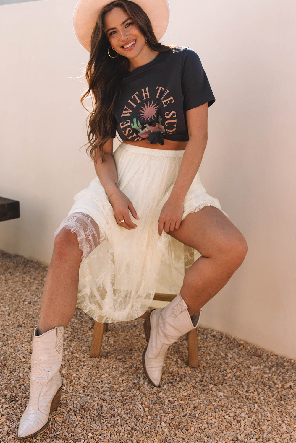 The Ghost Town Queen Skirt