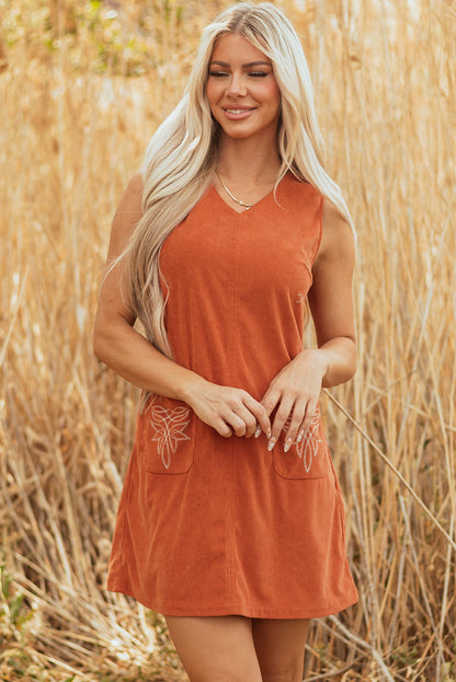 The Wildfire Corduroy Dress