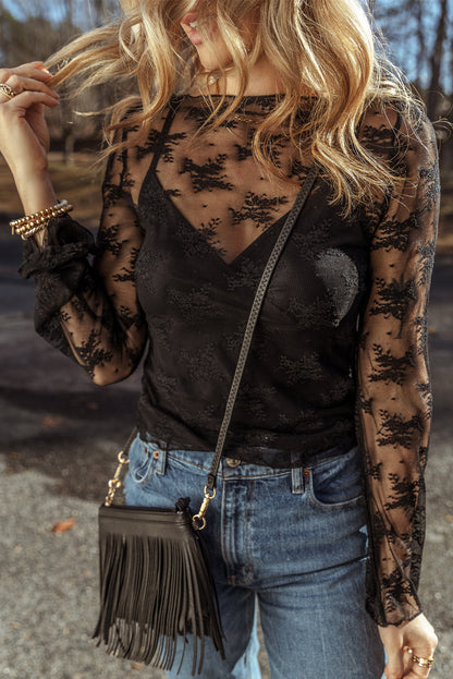 The Midnight Lace Blouse