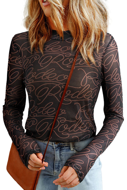 The Blackout Rodeo Top