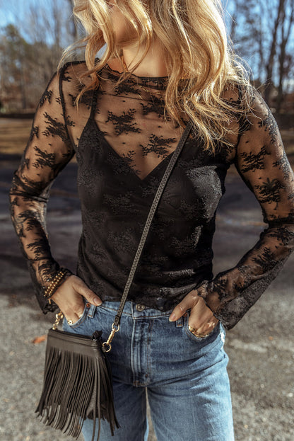 The Midnight Lace Blouse