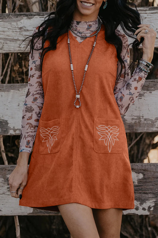 The Wildfire Corduroy Dress