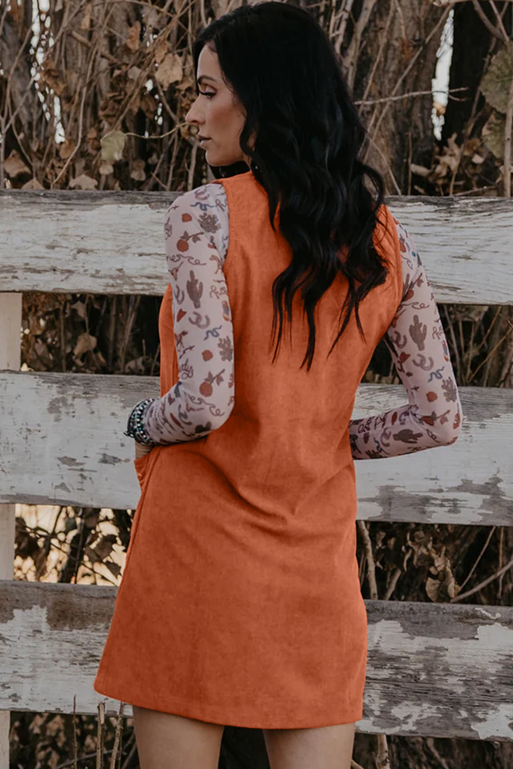 The Wildfire Corduroy Dress