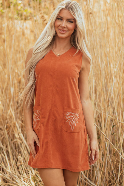 The Wildfire Corduroy Dress